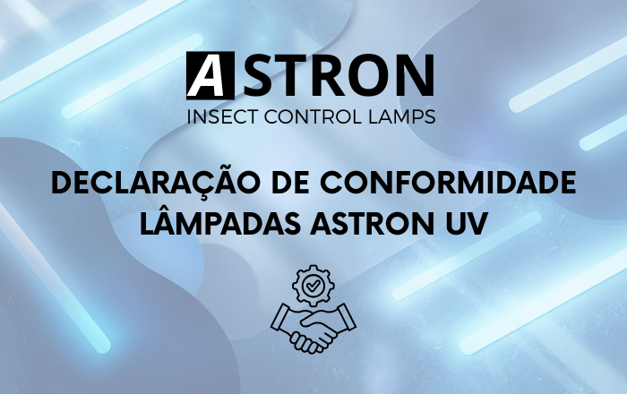 Declaração de Conformidade Lâmpadas Astron UV